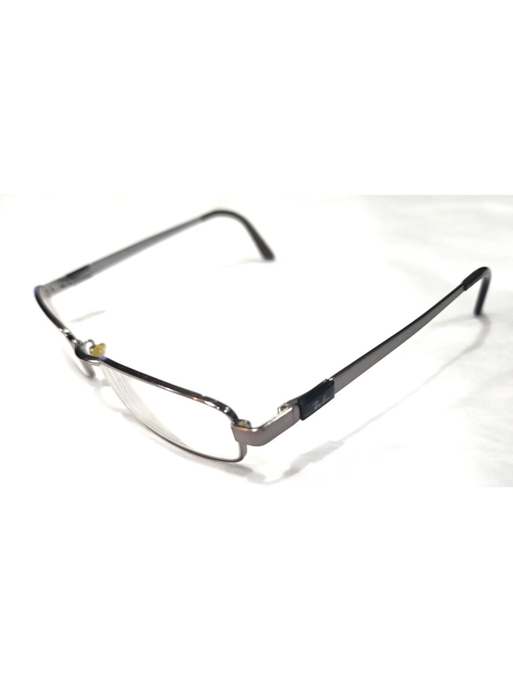 Ray Ban RB6076 2553 Broken Nose Parts Gunmetal Rectangle Eyeglasses 49-19 135